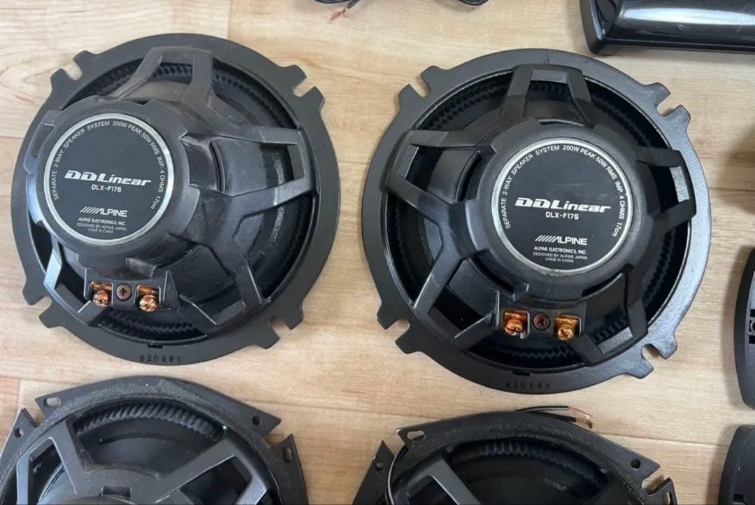 [送料無料]DLX-F17S. DDL-R17Cピーカー 4個セット