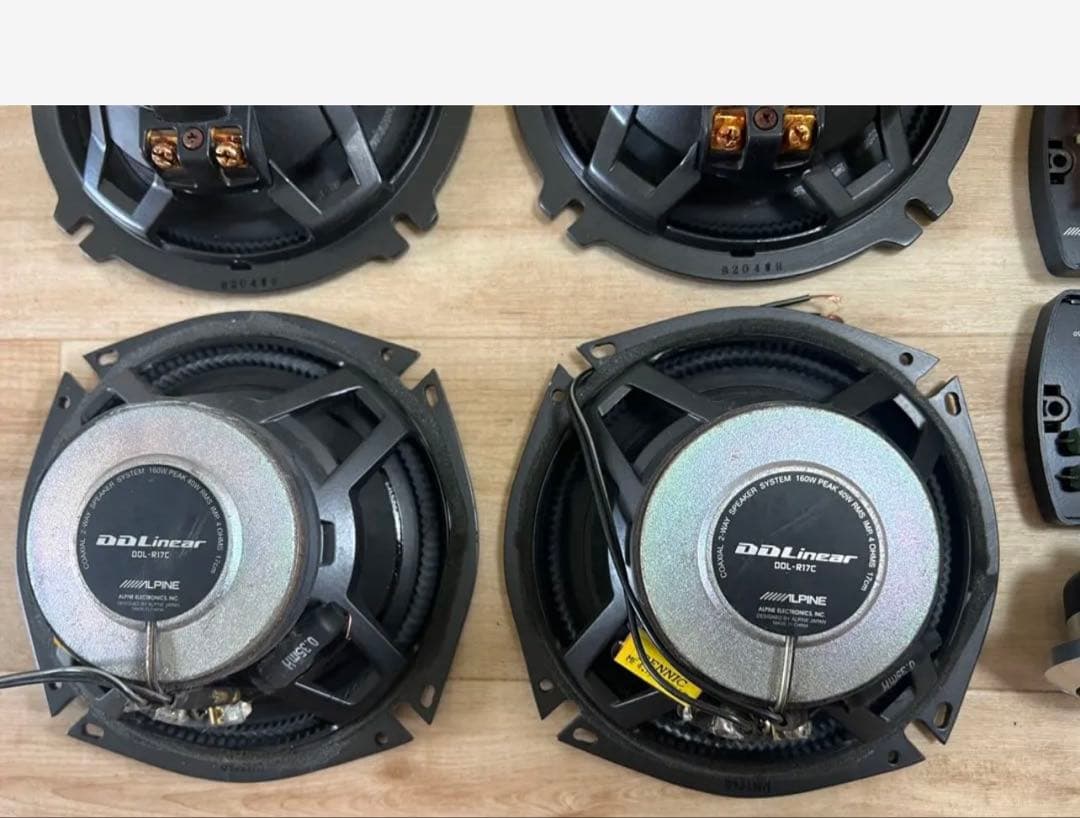 [送料無料]DLX-F17S. DDL-R17Cピーカー 4個セット