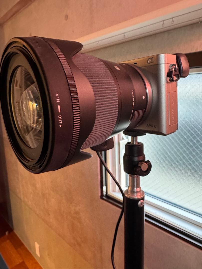 【配信完成セット】α6000＋名玉Sigma 16mm★給電＆プロ設定付