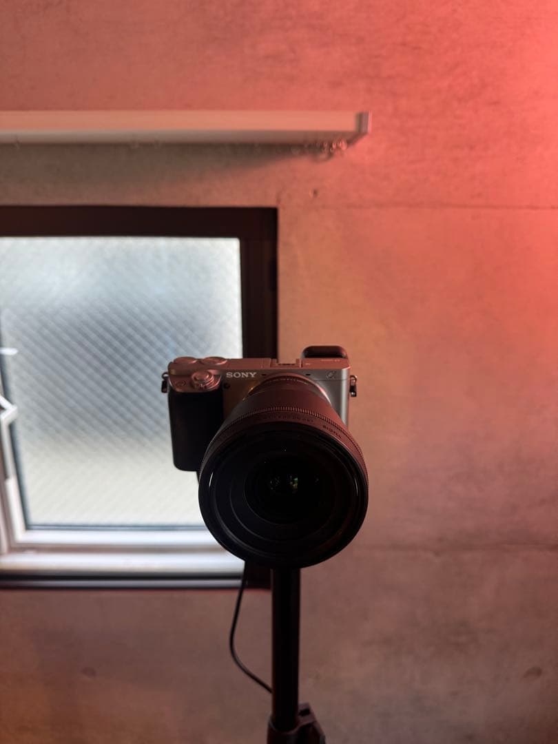 【配信完成セット】α6000＋名玉Sigma 16mm★給電＆プロ設定付