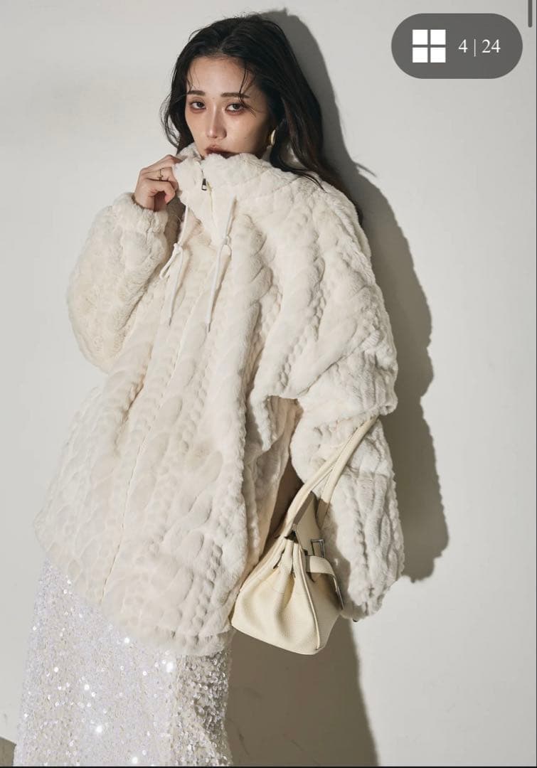 【新品】ANDREA&Co ケーブルデザインZIPファージャケット