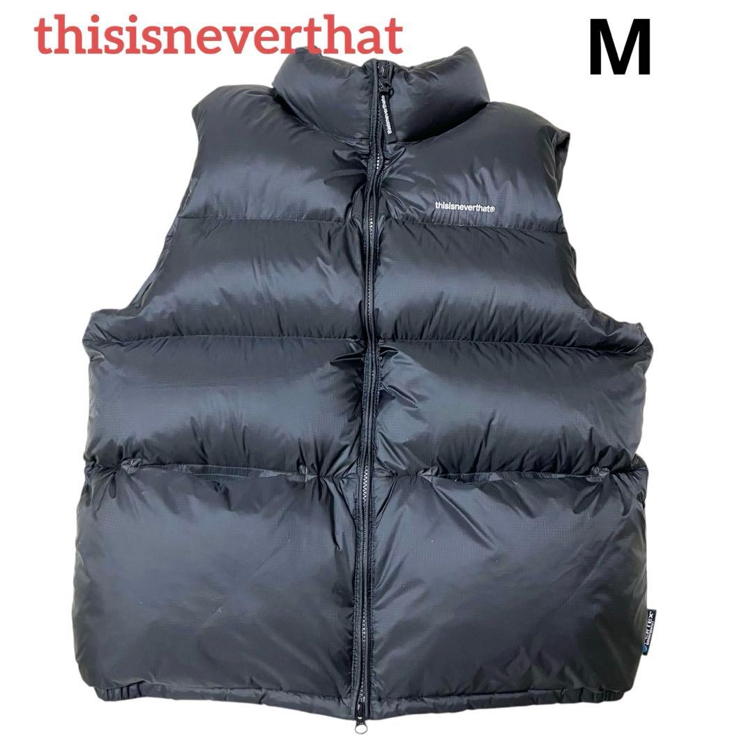 【美品】thisisneverthat ダウンベスト　ダウン　ネバザ　黒