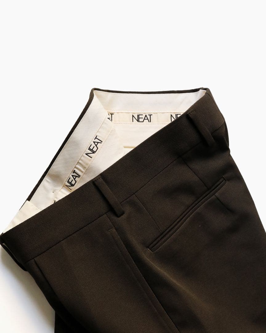 NEAT ニート スラックス　テーパード　パンツ　AWC アメリカ　サージ