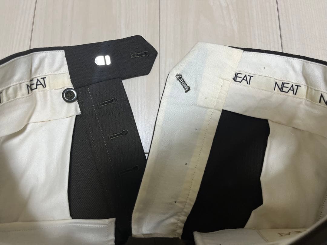NEAT ニート スラックス　テーパード　パンツ　AWC アメリカ　サージ