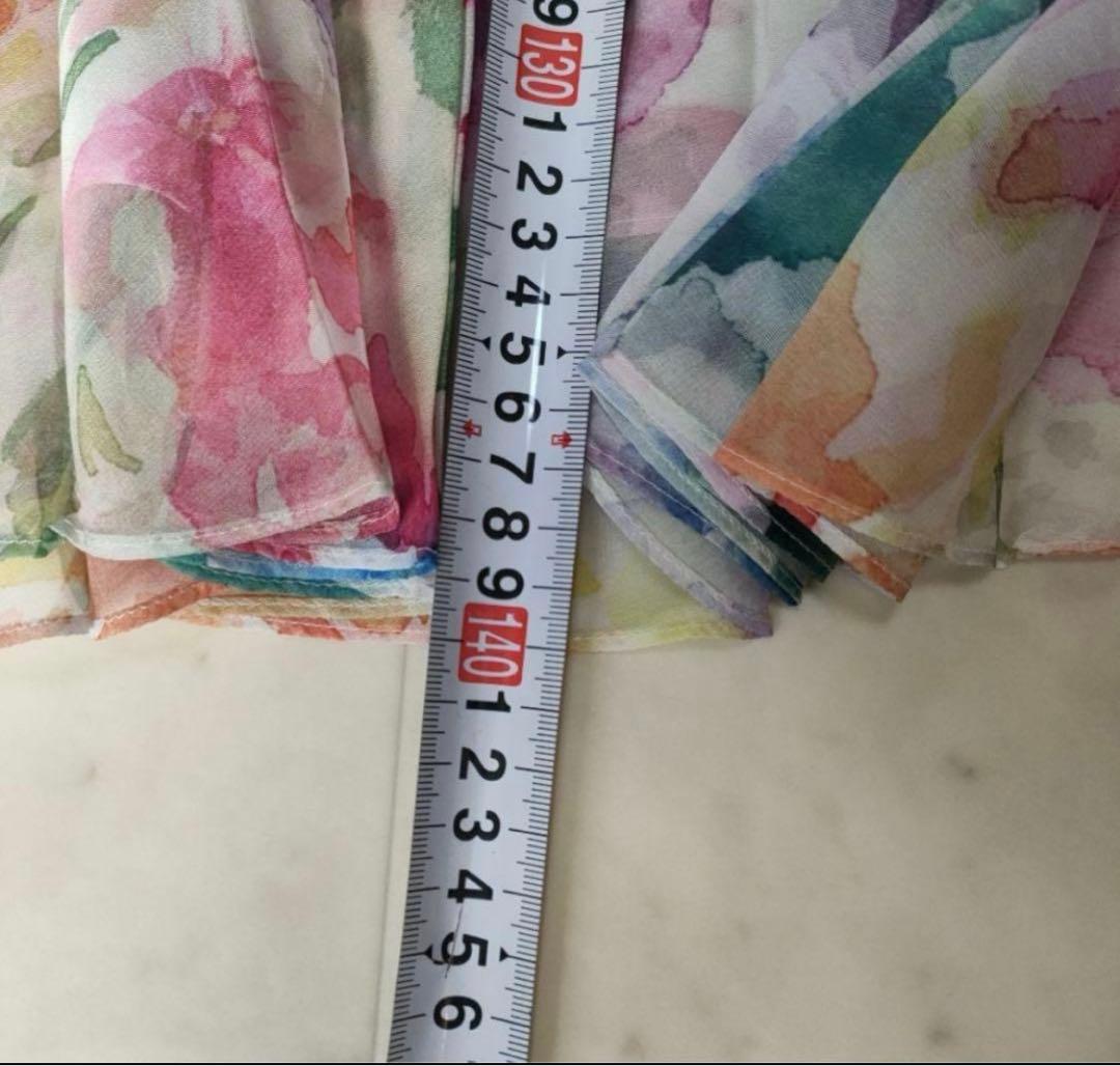 みさみさ様Marchesa Notte 花柄オフショルダー ロングドレス2サイズ