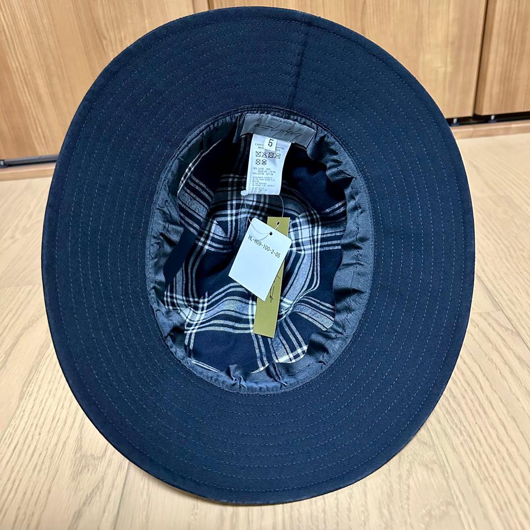 yohji yamamoto pour homme 25aw フェドラハット