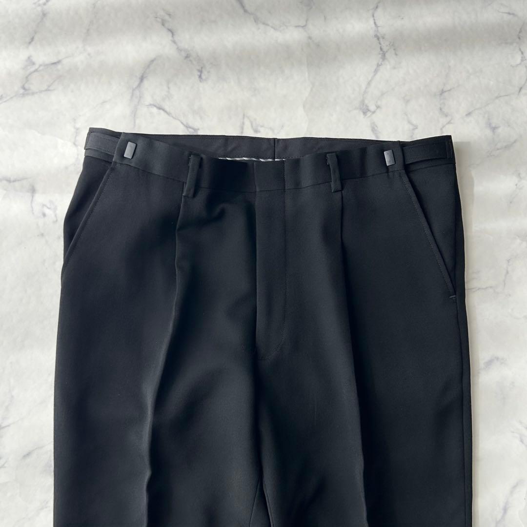 ドーメル×セヴィルロウ　カシミヤ混　ビジネススーツ　セットアップ　ウエスト調整可