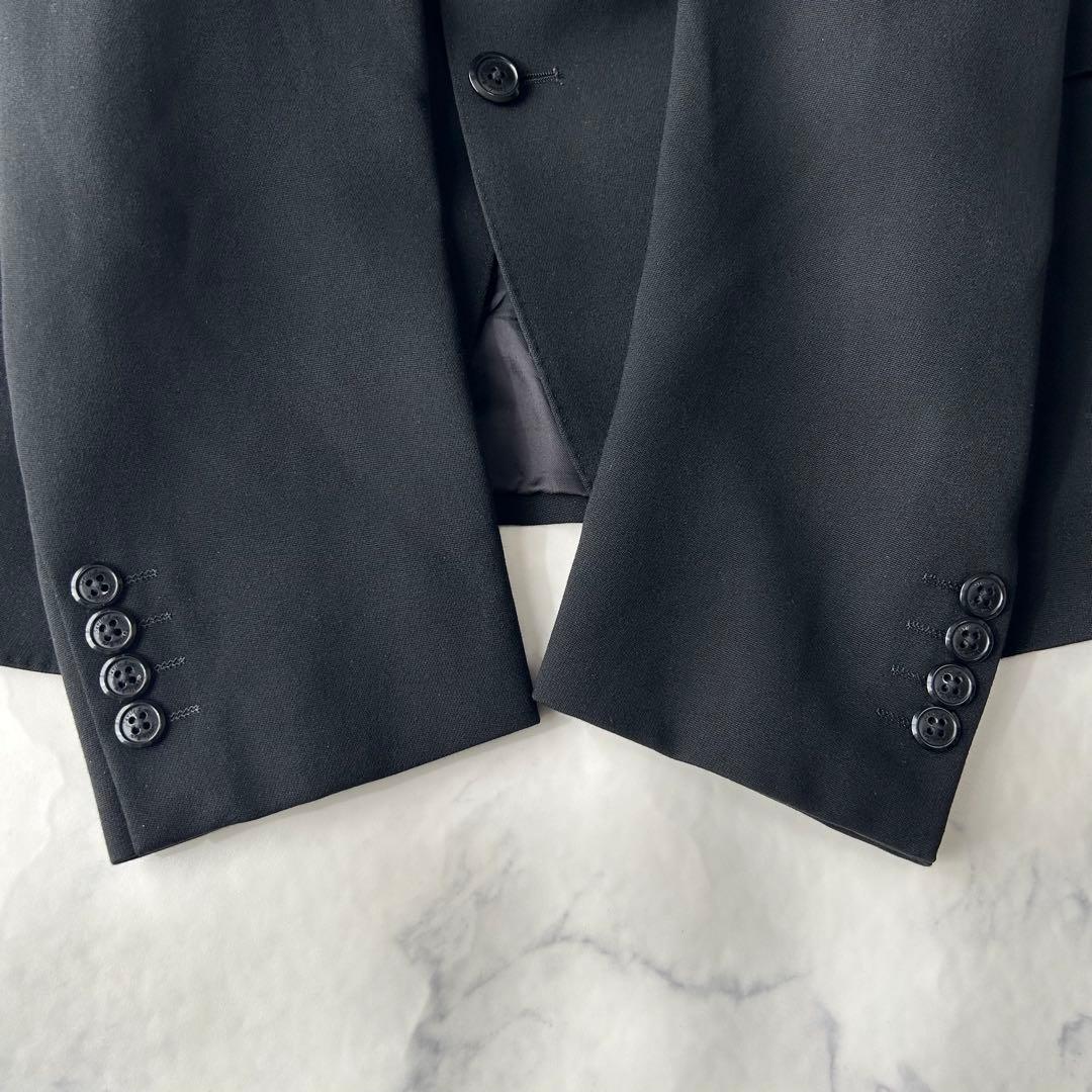 ドーメル×セヴィルロウ　カシミヤ混　ビジネススーツ　セットアップ　ウエスト調整可