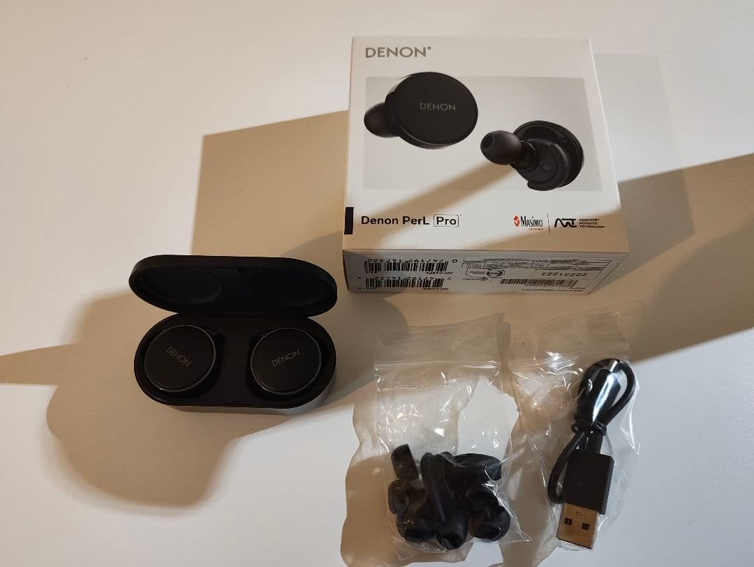 DENON　PerL Pro AH-C15PL [ブラック]　ワイヤレスイヤホン