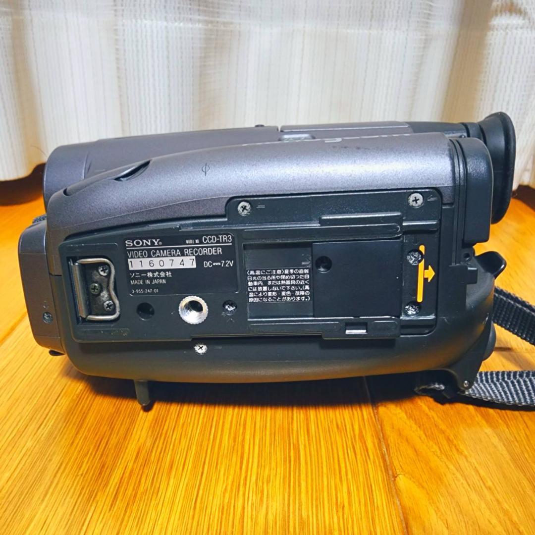 【動作確認済】SONY Hi8 高画質 ビデオカメラ CCD-TR3 セット