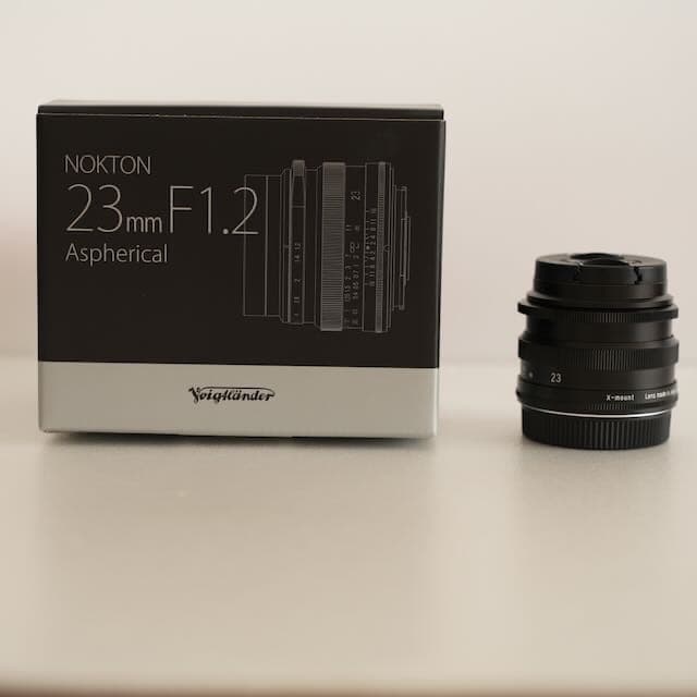 新品同様　Nokton 23mm f1.2 Aspherical　Xマウント