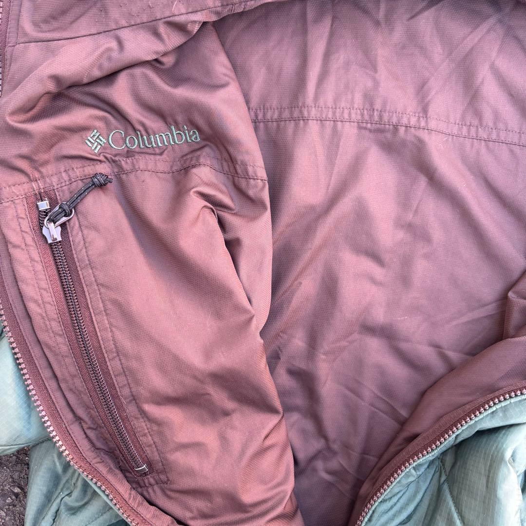 00s Colombia ダウンジャケット アルパイン パフ リバーシブル XL