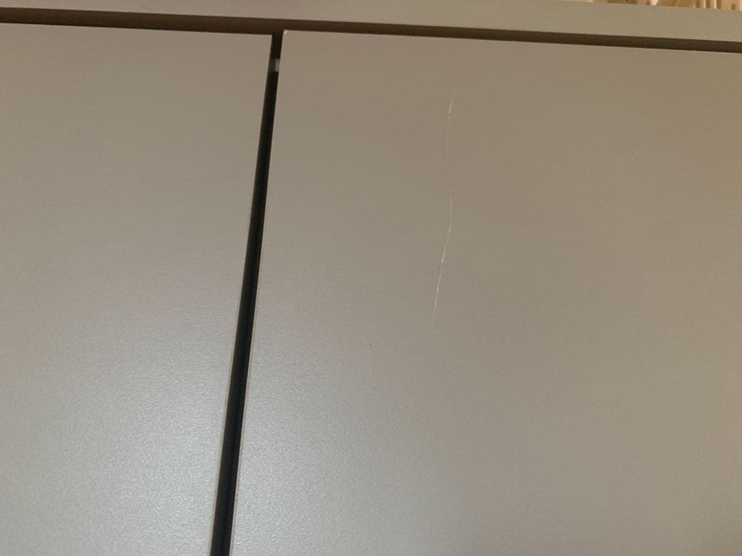 グレーのキッチン収納