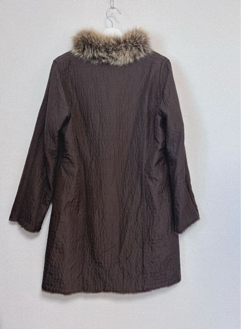 ARBORENTE定価10万程 高木ミンクリバーシブル シルク レッキスラビット