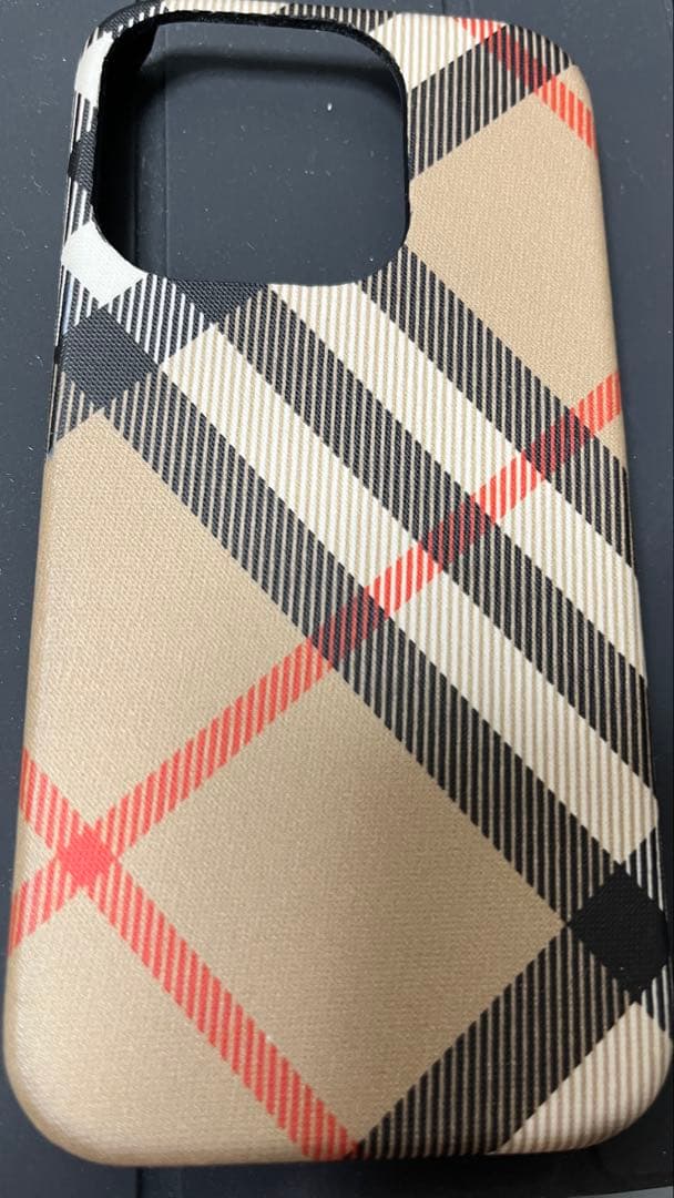 ばかぁもん BurberryケースiPhone15Pro用