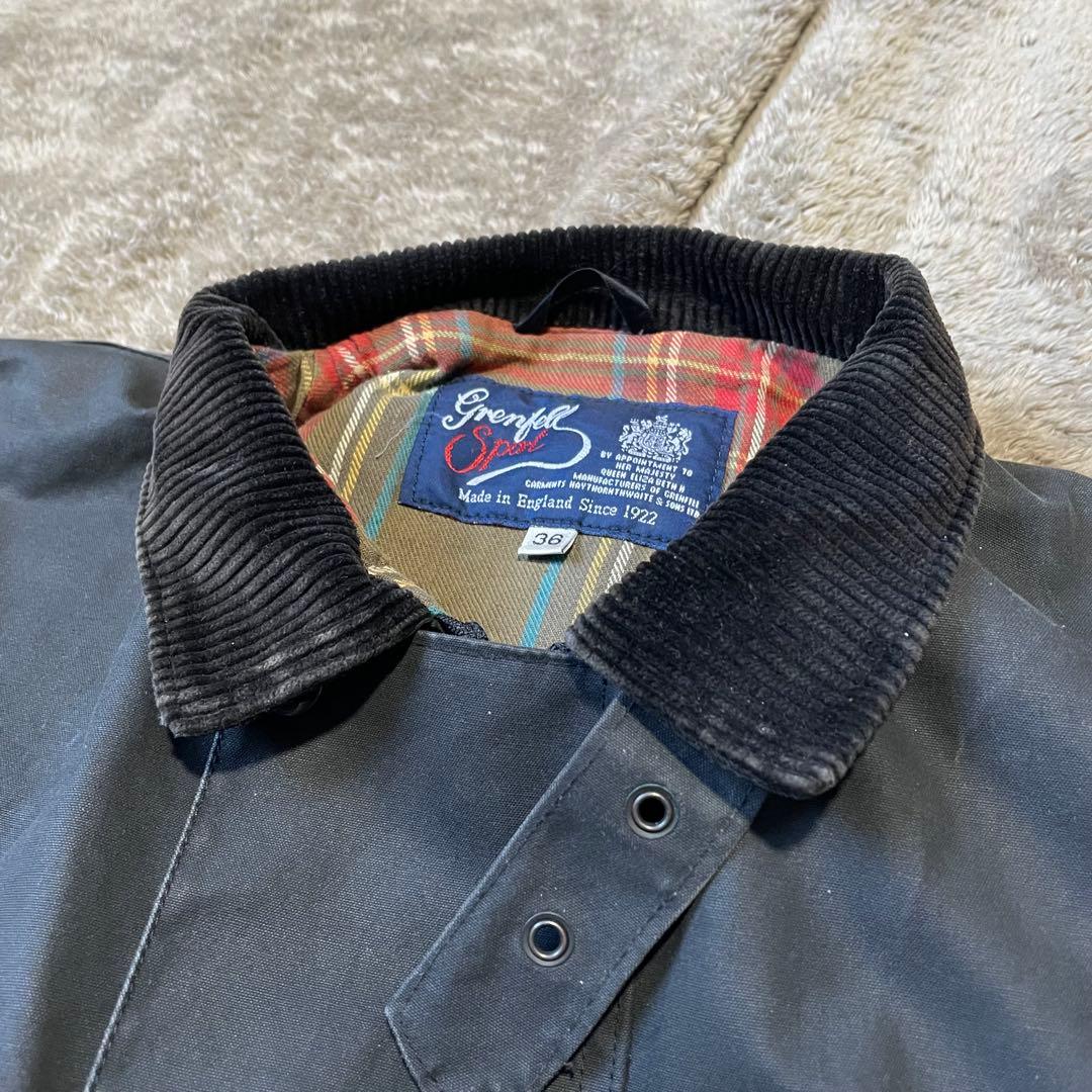 GRENFELL モーターサイクルジャケット　オイルド　barbour