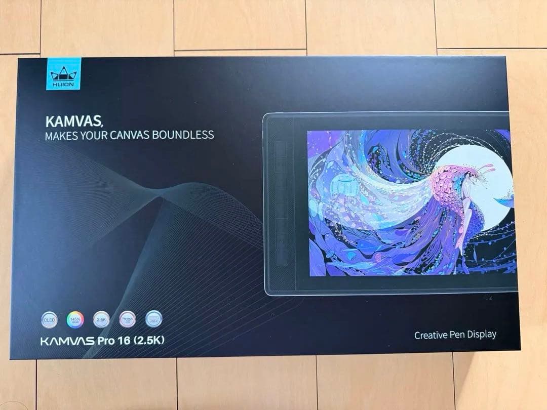 HUION 液タブ 液晶ペンタブレット Kamvas Pro16 (2.5K)