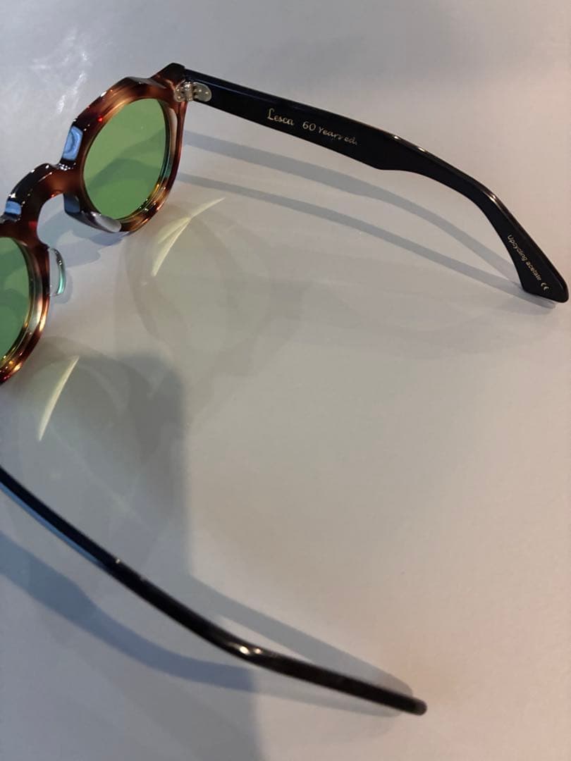 Lesca レスカ クラウンパントXL グリーンレンズ サングラス