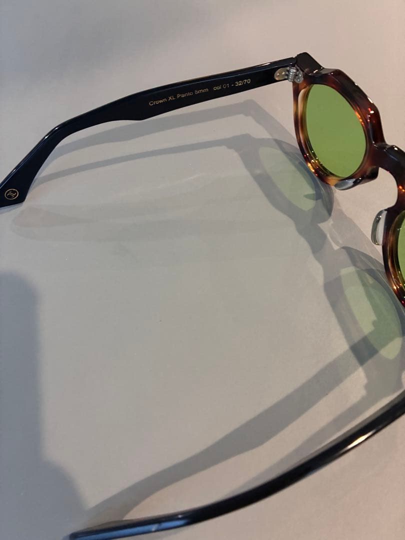 Lesca レスカ クラウンパントXL グリーンレンズ サングラス
