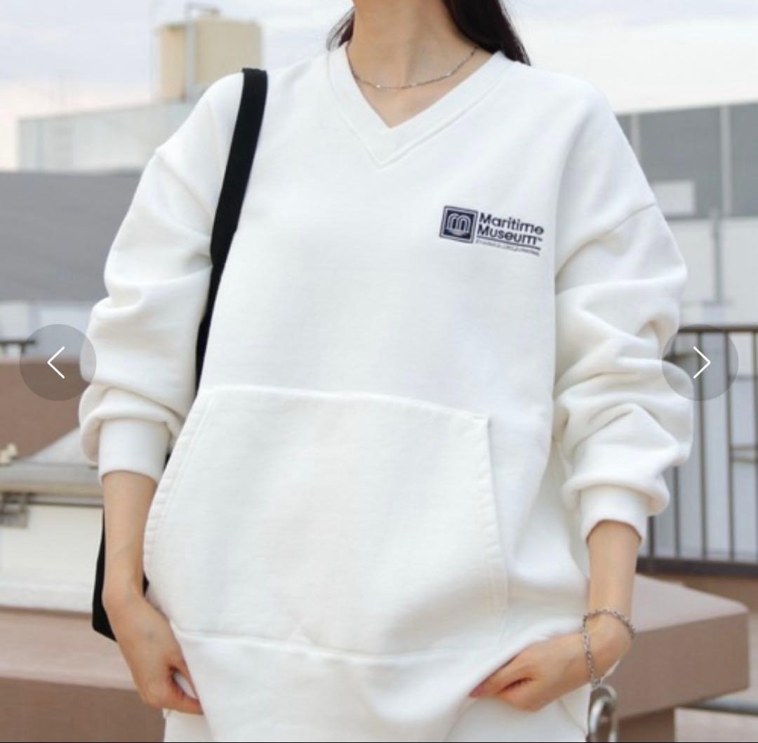 THE SHINZONE/シンゾーン マリタイムミュージアムVネック スウェット