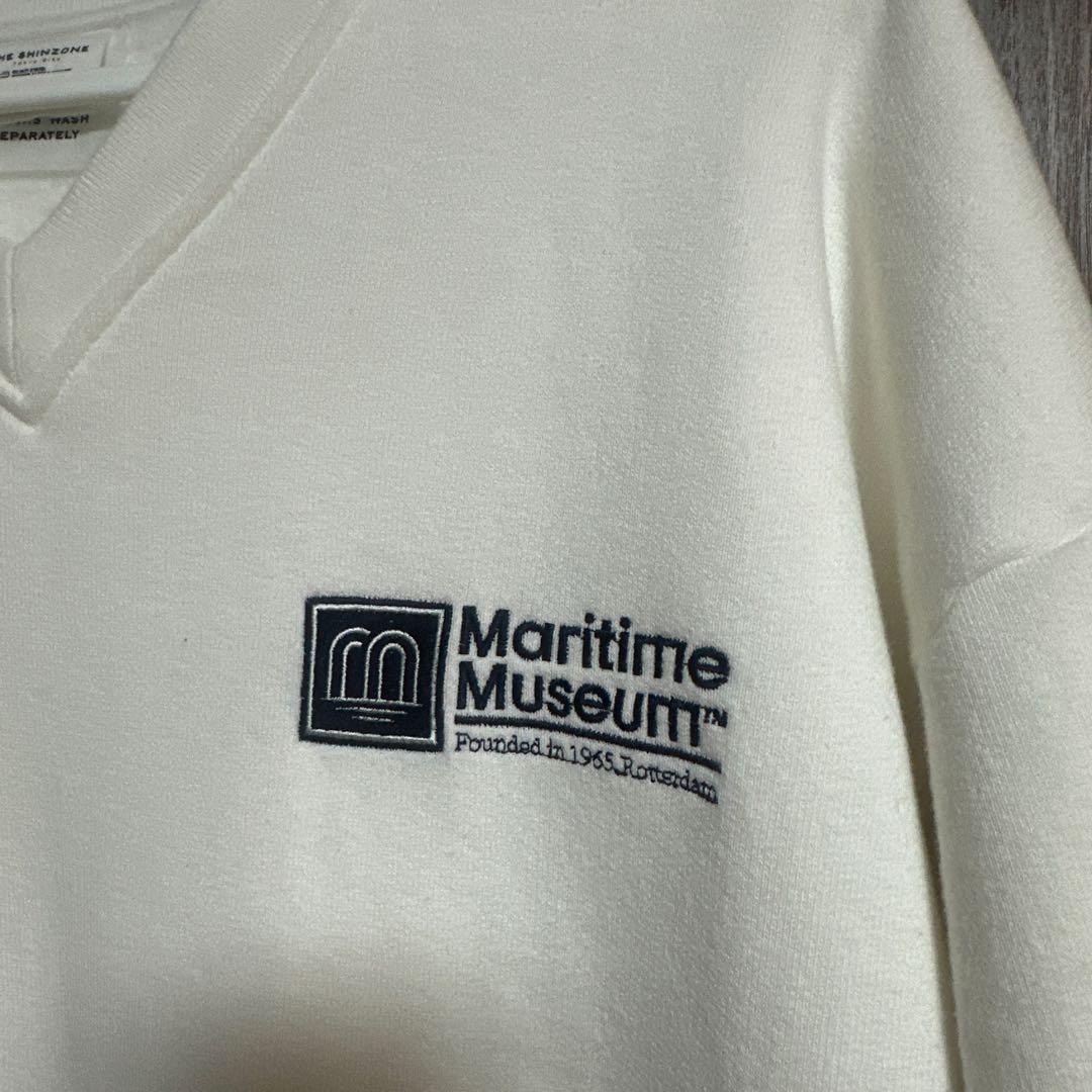THE SHINZONE/シンゾーン マリタイムミュージアムVネック スウェット