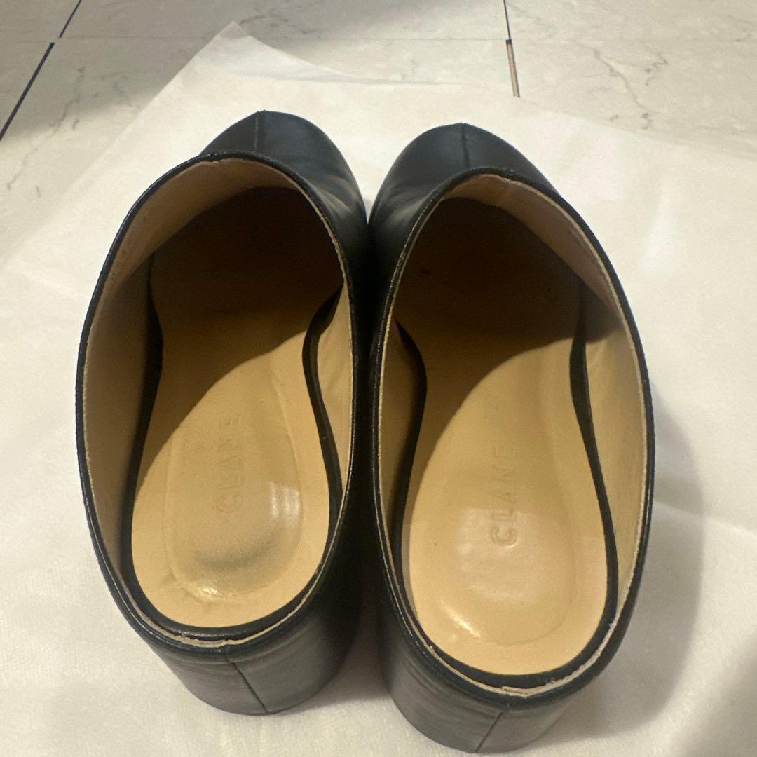 美品CLANE クラネ PLATFORM CLOGS サボ ブラック 37サイズ