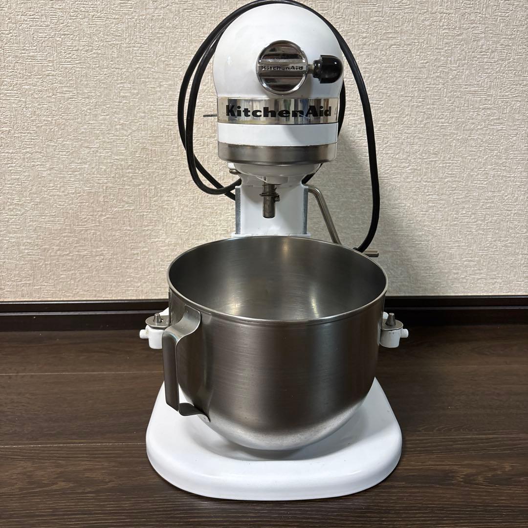 KitchenAid スタンドミキサー ホワイト　KSM5 中古品