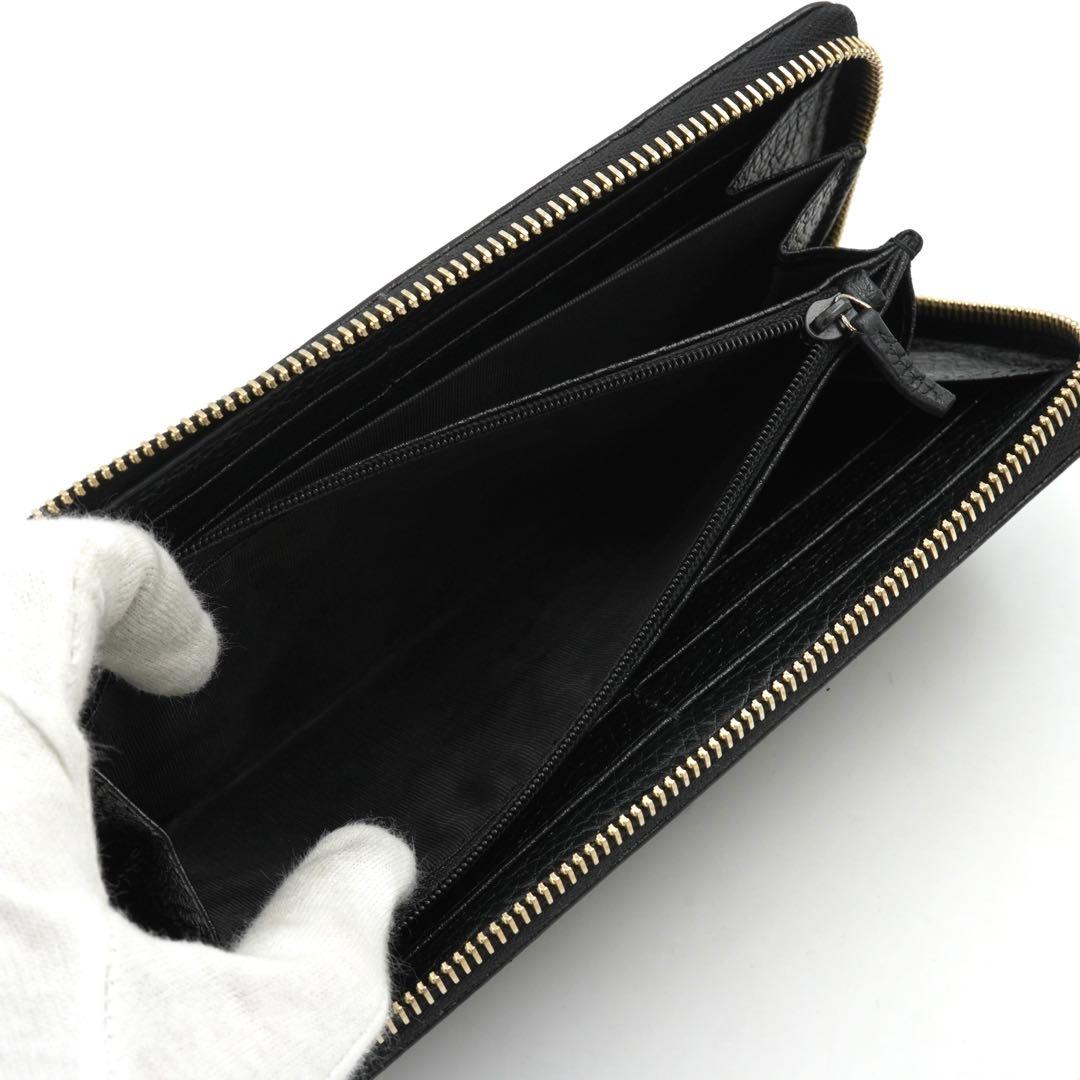 ✨新品未使用・箱付き✨　GUCCI 長財布　ソーホー　インターロッキング　黒色