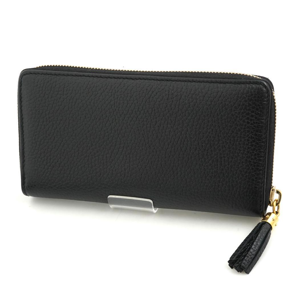 ✨新品未使用・箱付き✨　GUCCI 長財布　ソーホー　インターロッキング　黒色