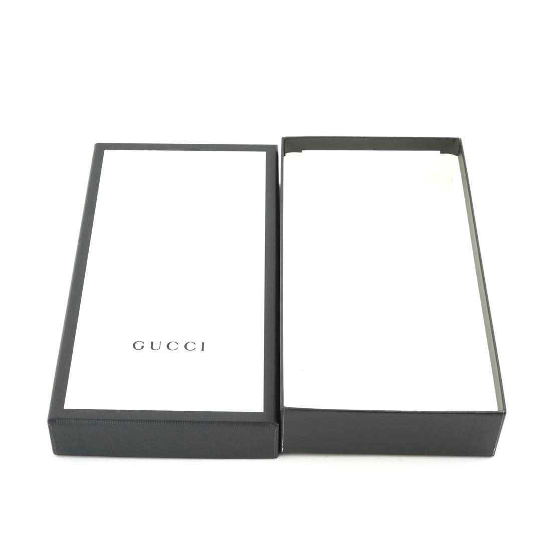 ✨新品未使用・箱付き✨　GUCCI 長財布　ソーホー　インターロッキング　黒色