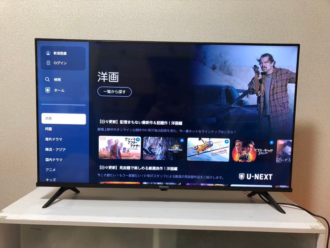 2025年製ハイセンス hisense 40型　スマーホテレビ 40A4N