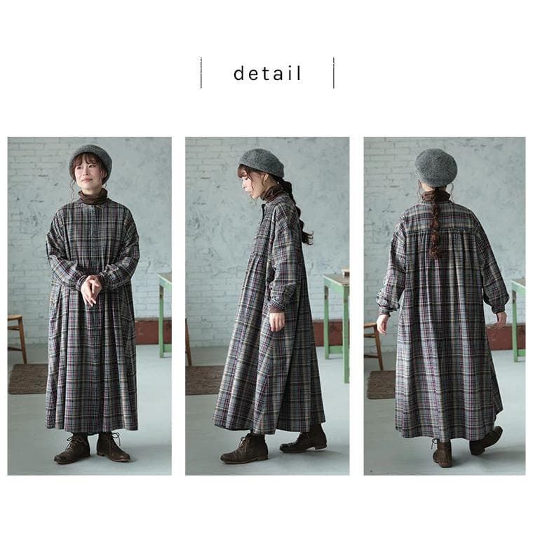 ソウルベリー　チェックのワンピース