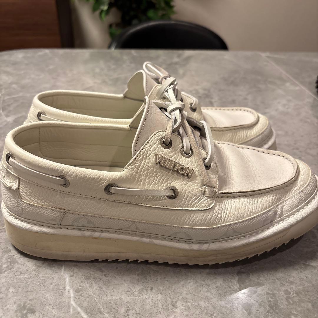 Louis Vuitton ホワイトデッキシューズ