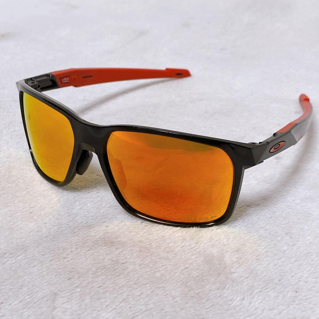 オークリー　PORTAL X　ポータル　偏光サングラス　PRIZM P　オレンジ