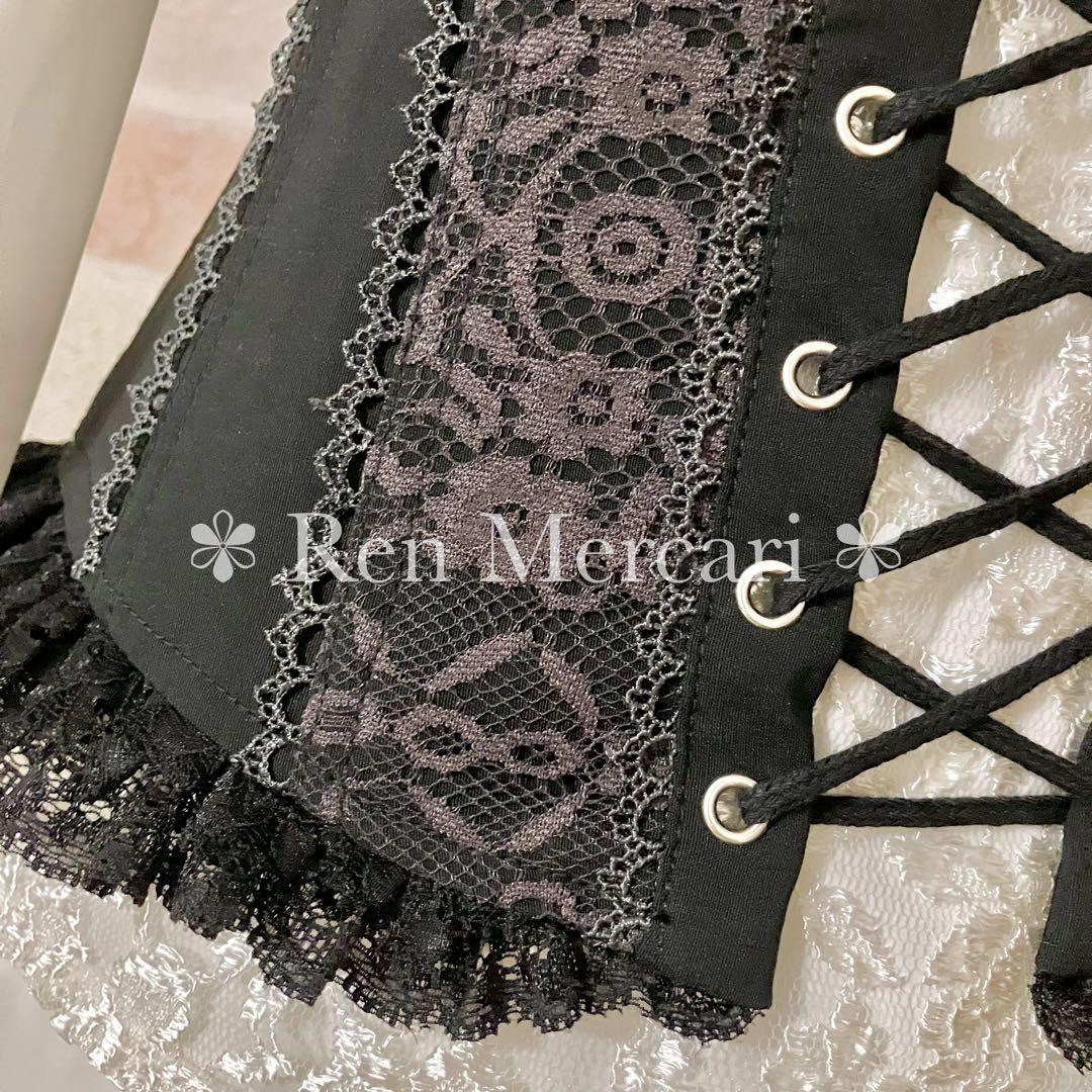 ozz angelo ボーン入り レース使いのコルセットビスチェ