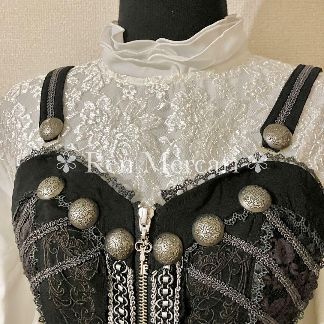 ozz angelo ボーン入り レース使いのコルセットビスチェ