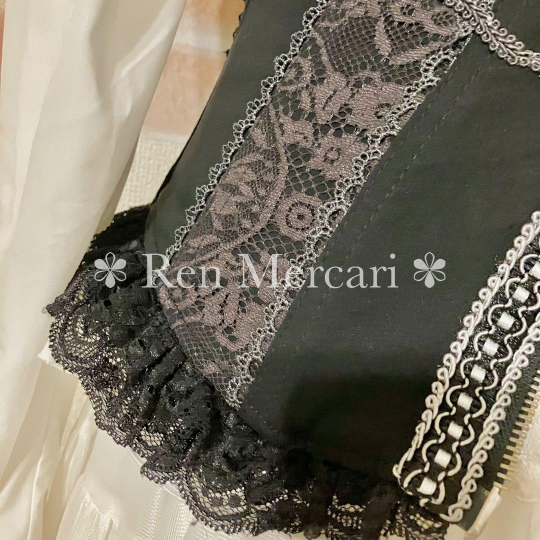 ozz angelo ボーン入り レース使いのコルセットビスチェ