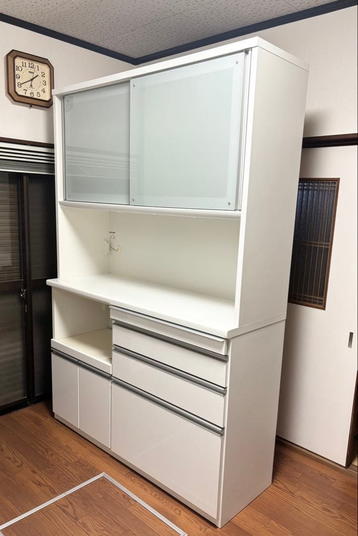 送料込み⭐︎松田家具 食器棚 キッチンボード カップボード