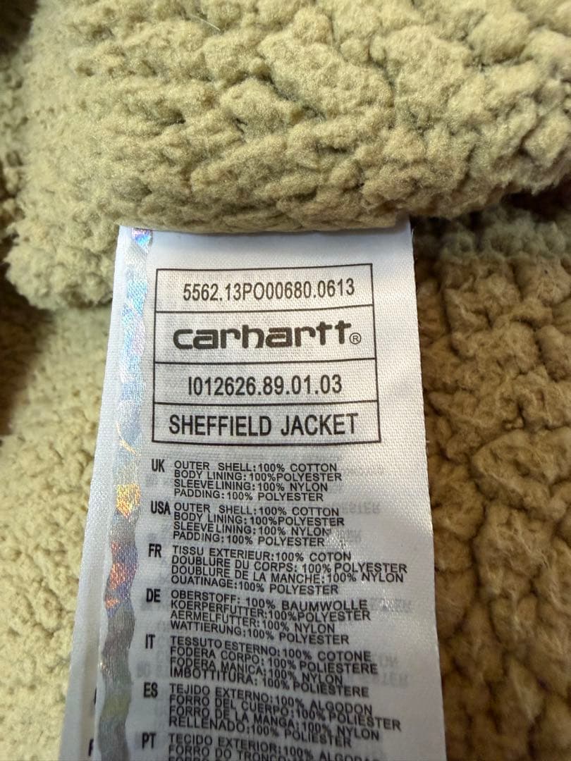 カーハートwip n-1 デッキジャケット　SHEFFIELDジャケット