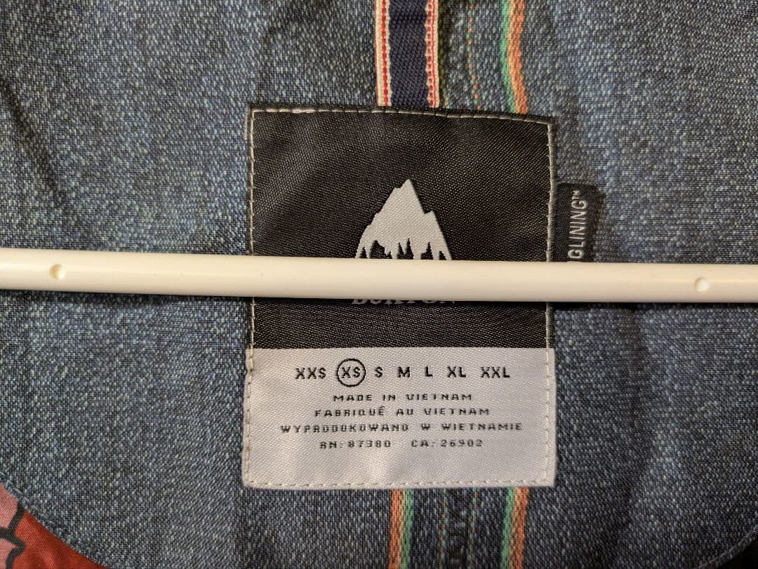 スノーボードウェア　BURTON　つなぎ　XS　レディース