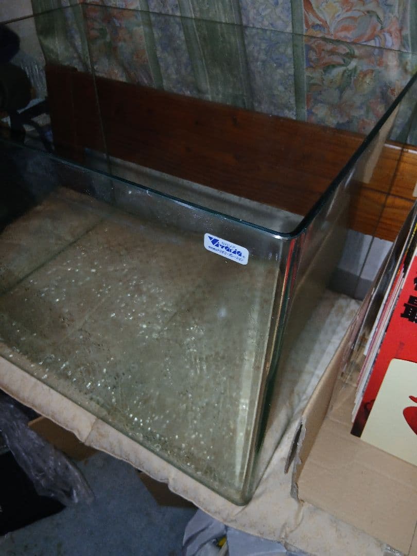 ビバリア.大型前面曲げ全ガラス水槽Ｒ−６００Ｌ（６０×４５×４５ｃｍ)６０ｃｍ