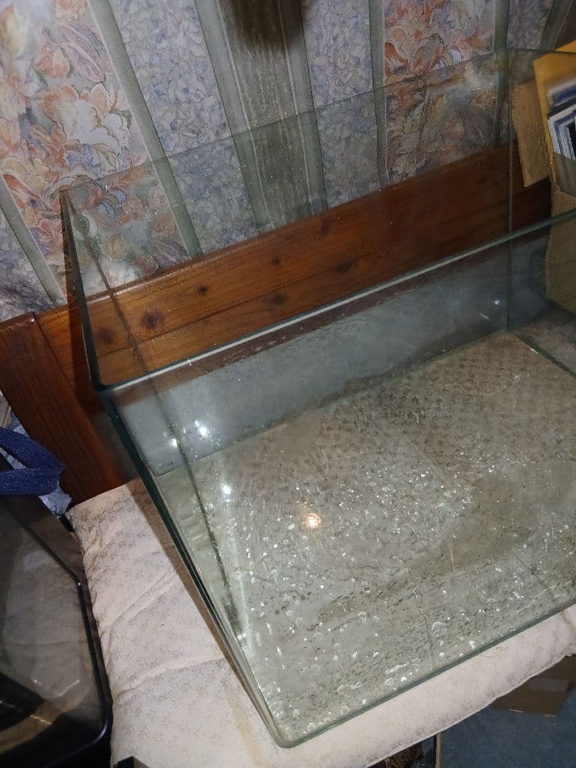 ビバリア.大型前面曲げ全ガラス水槽Ｒ−６００Ｌ（６０×４５×４５ｃｍ)６０ｃｍ