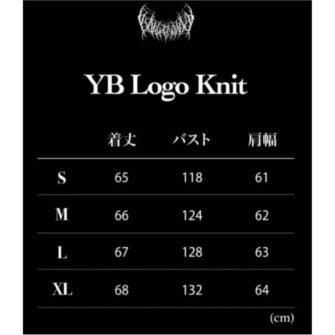 YXNGBRATZ YB Logo Knit Black Mサイズ