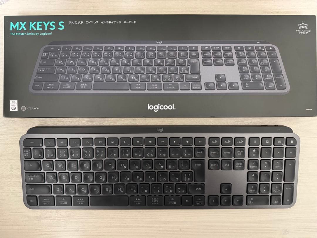 Logicool ロジクール ‎KX800sGR MS KEYS S キーボード