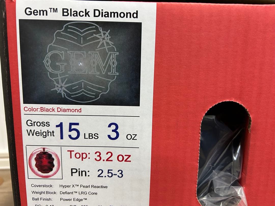 送料込み【新品】ジェム・ブラック・ダイヤモンド　ロトグリップ15ポンド3オンス7