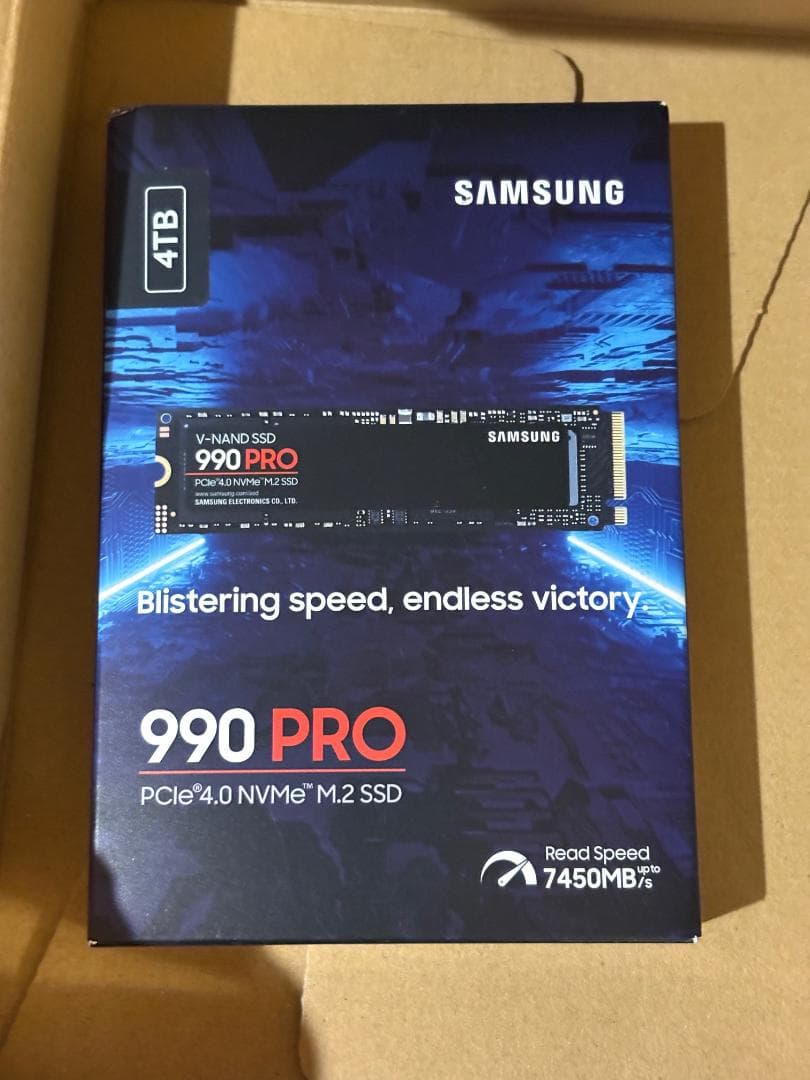 SAMSUNG SSD　990PRO MZ-V9P4T0B-IT /4TB