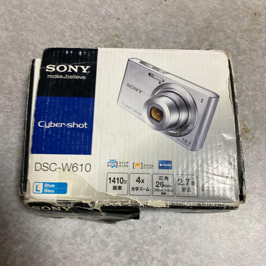 【中古】SONY cyber-shot DSC-W610 ブルー　デジタルカメラ
