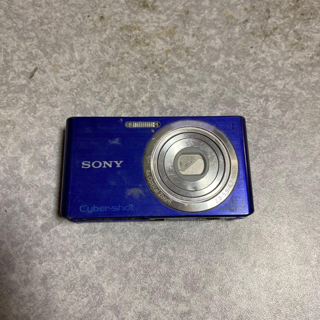 【中古】SONY cyber-shot DSC-W610 ブルー　デジタルカメラ
