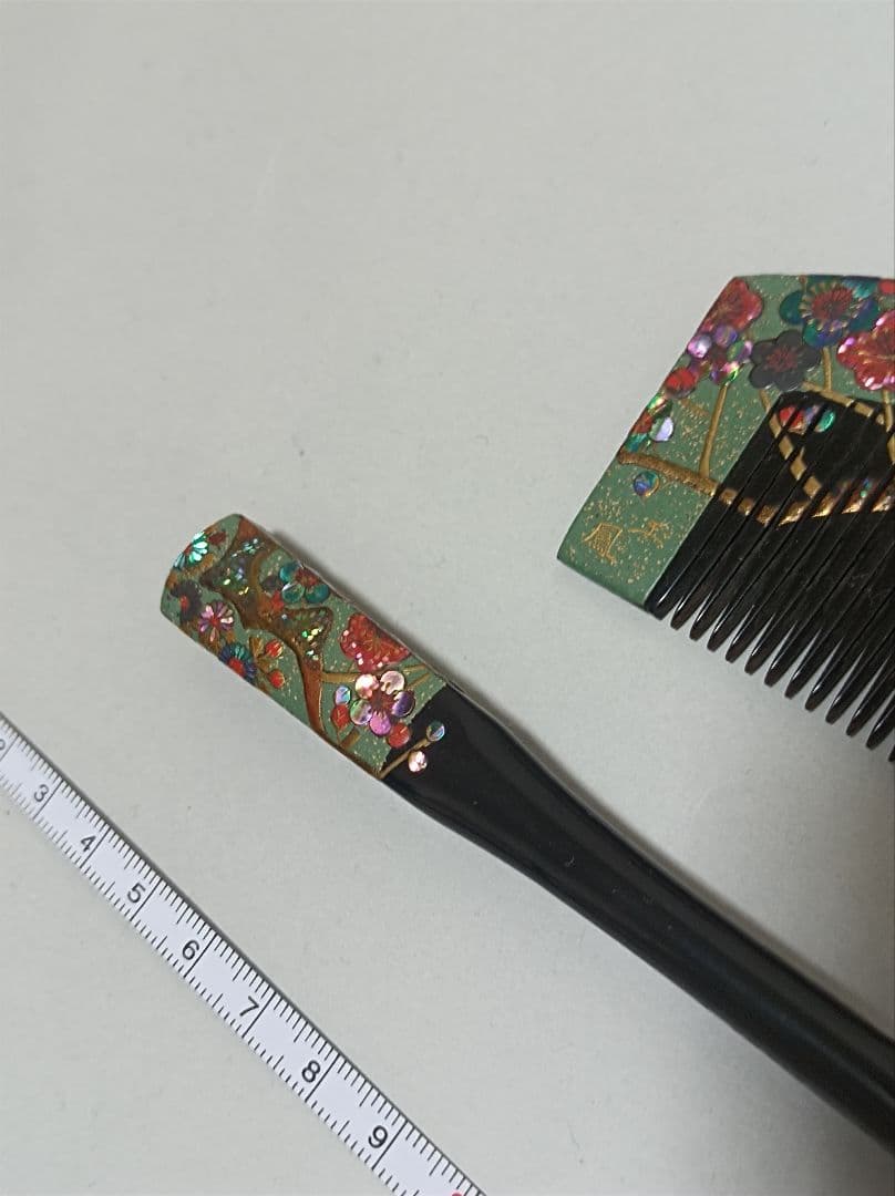 櫛笄 蒔絵 螺鈿