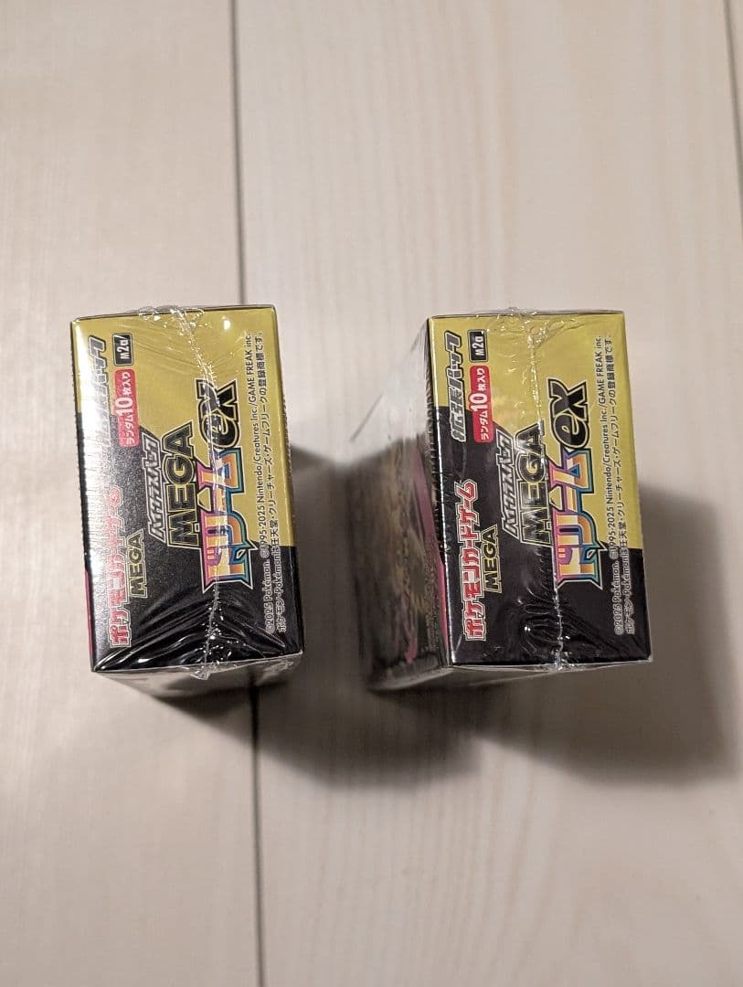再*可様 ポケモンカードゲーム ★MEGAドリームEX シュリンク付きBOX2個